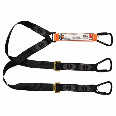 LINQ WEBBING LANYARD ADJUSTABLE DBL LEG 3 X T.A KARABINER